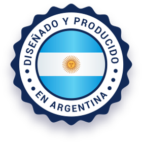 Orgullosamente hecho en Argentina.